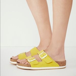 Yellow Birkenstock Arizona’s